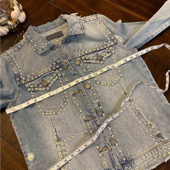 BlankNYC Distressed Denim Jacket - Picture 2 of 11